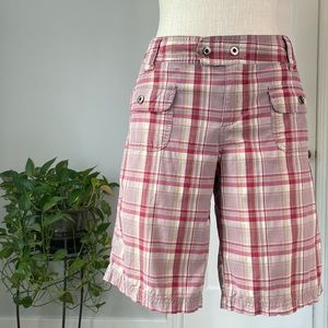 Columbia Plaid Shorts Women 12
